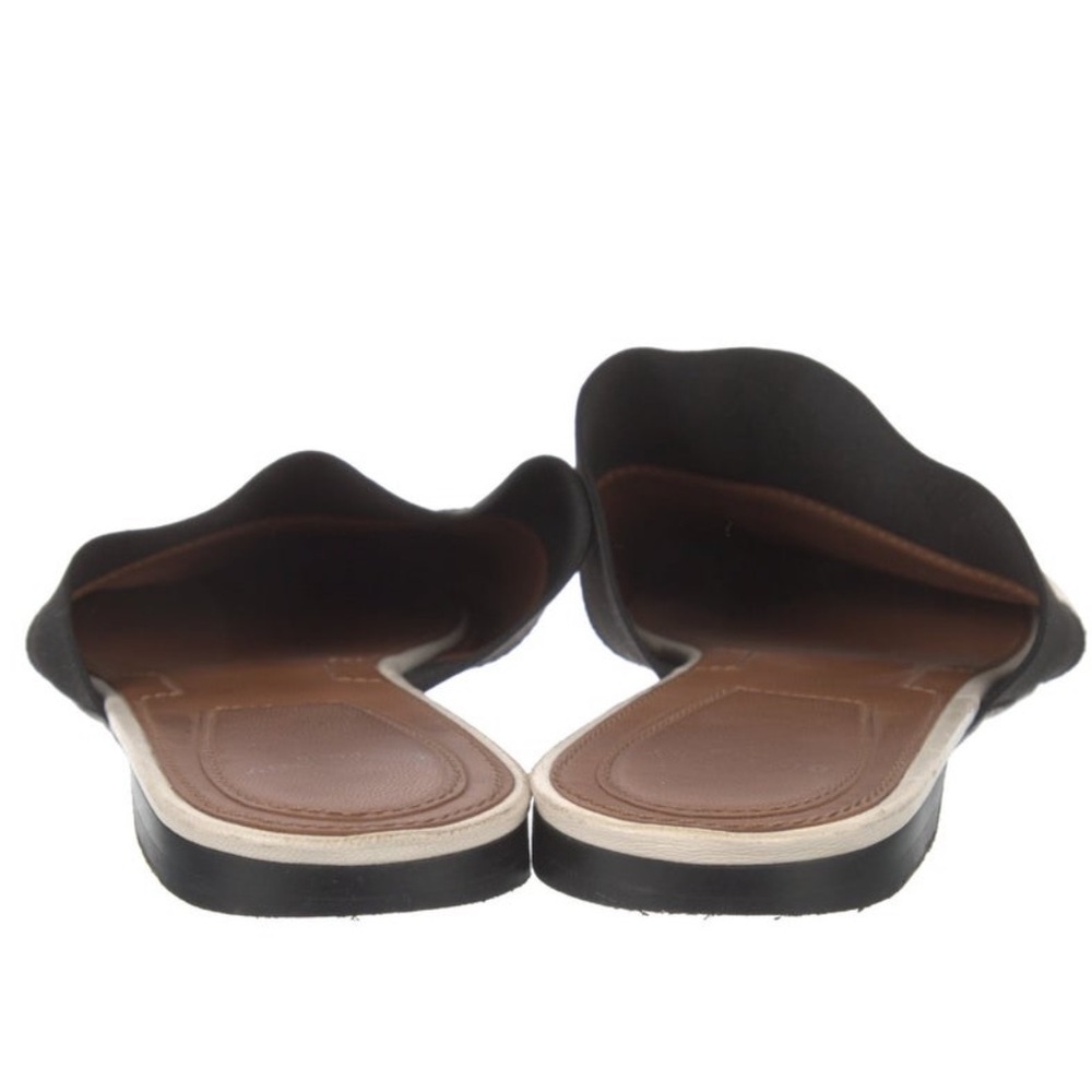 Givenchy Leather Colorblock-Pattern Mules - image 7